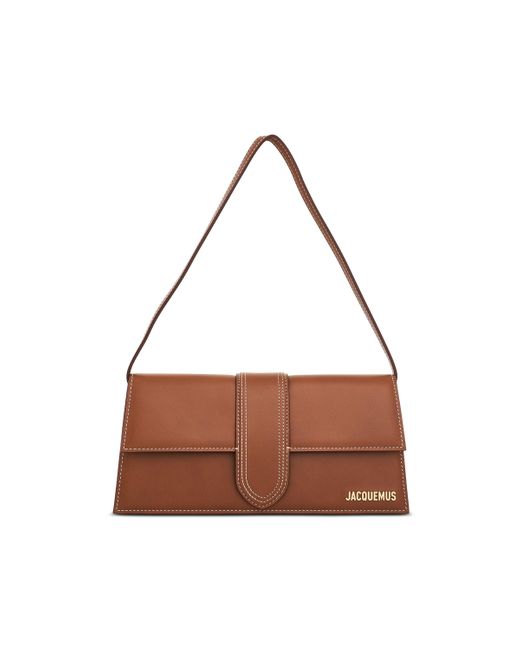 Jacquemus Le Bambino Long Leather Bag In Light Brown 2