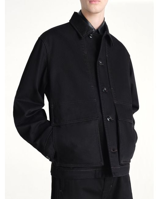 Lemaire Blue Boxy Jacket for men