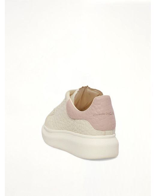 McQueen Natural Dumbo Leather Larry Sneaker