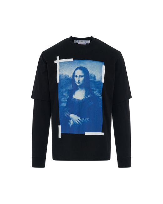 Off-White c/o Virgil Abloh Cotton Monalisa Double Sleeve T-shirt In ...