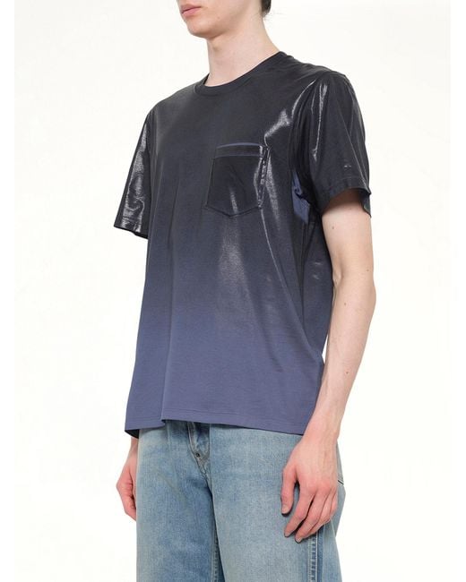 Maison Margiela Gray Coated T-Shirt for men