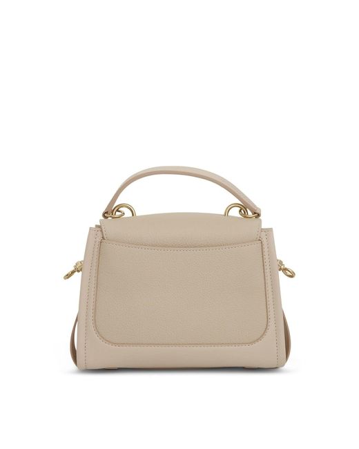 Chloé Natural Mini Tess Day Bag, 100% Calfskin