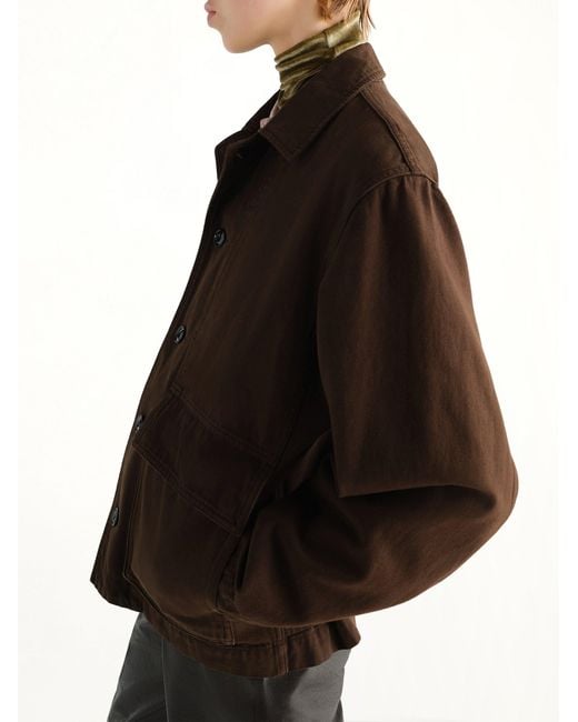 Lemaire Black Boxy Jacket for men