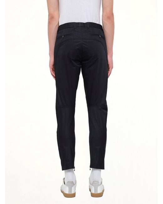 Lanvin Black Biker Pants for men