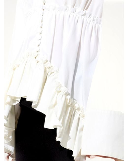 Balenciaga White Oxford Top