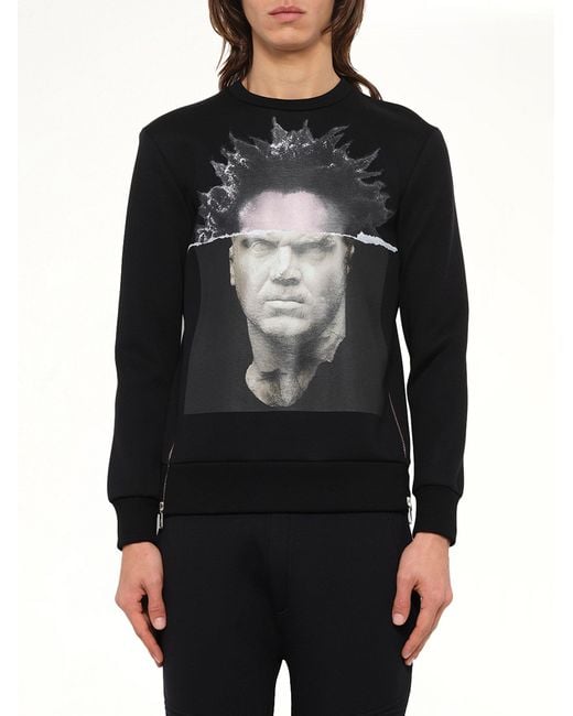 Neil Barrett Black Sweatshirt for men