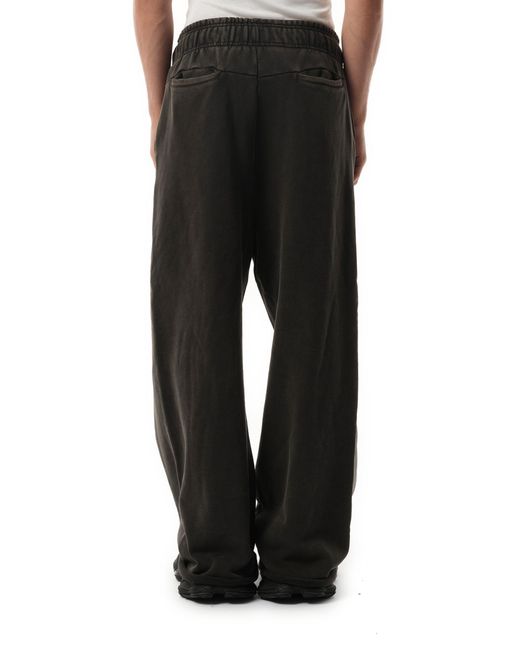 Entire studios Black Full Sweatpants, 100% Cotton for men