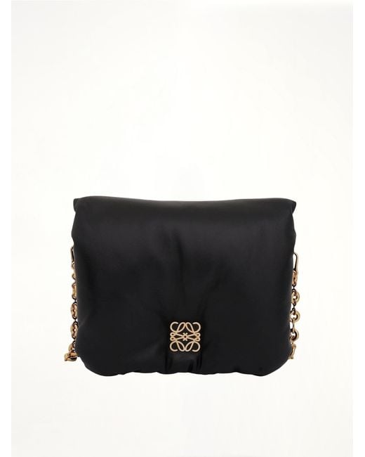 Loewe Black Puffer Goya Bag