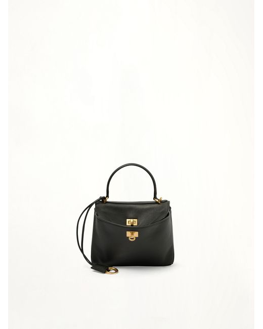 Balenciaga White Rodeo Top Handle Mini, 100% Leather