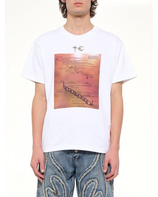 THUG CLUB White Fashion Hell T-Shirt for men