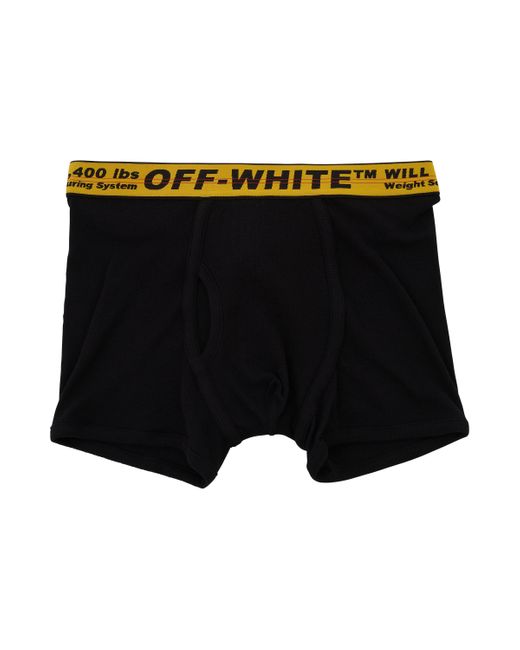 Off-White c/o Virgil Abloh Cotton Classic Industrial Waistband Boxers in White for Men Mens Clothing Underwear Boxers 