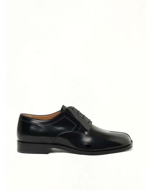 Maison Margiela Black Tabi Lace-Up Derby for men