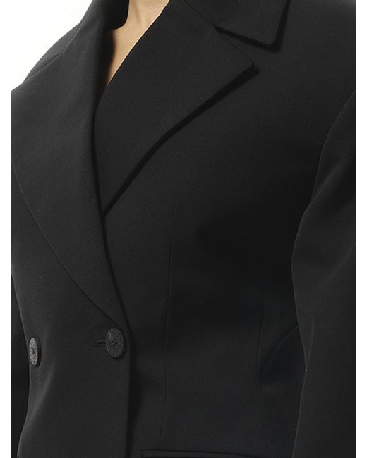 Jacquemus Black La Veste Norma, Long Sleeves, 100% Wool