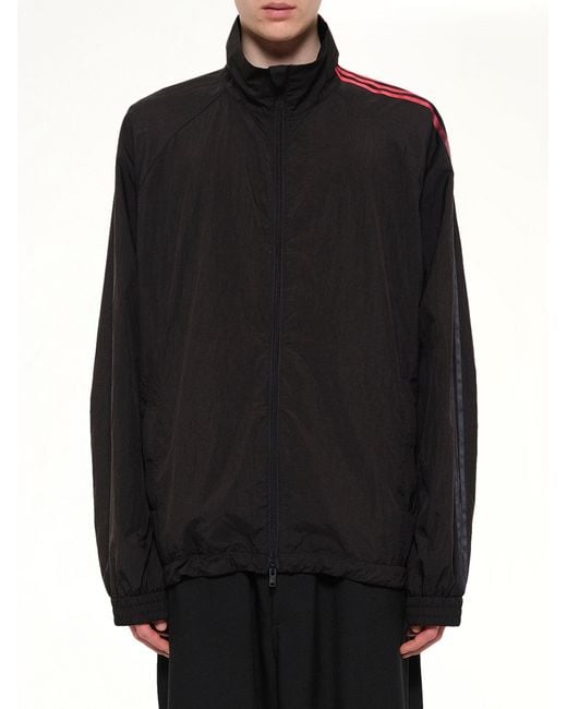 Y-3 Black Gradient 3 Stripes Track Top for men