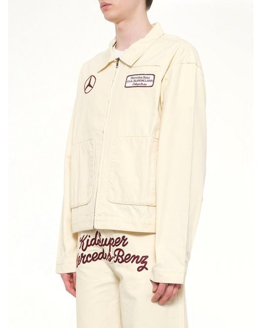 Kidsuper Natural X Mercedes Benz Work Jacket for men
