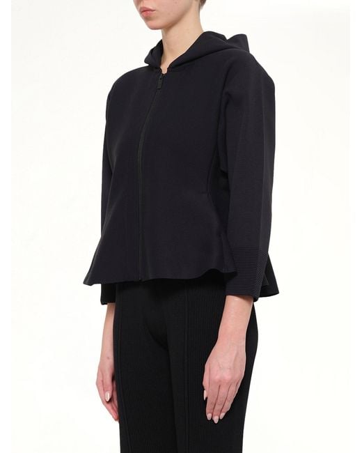 CFCL Blue Milan Hoodie Flare Jacket