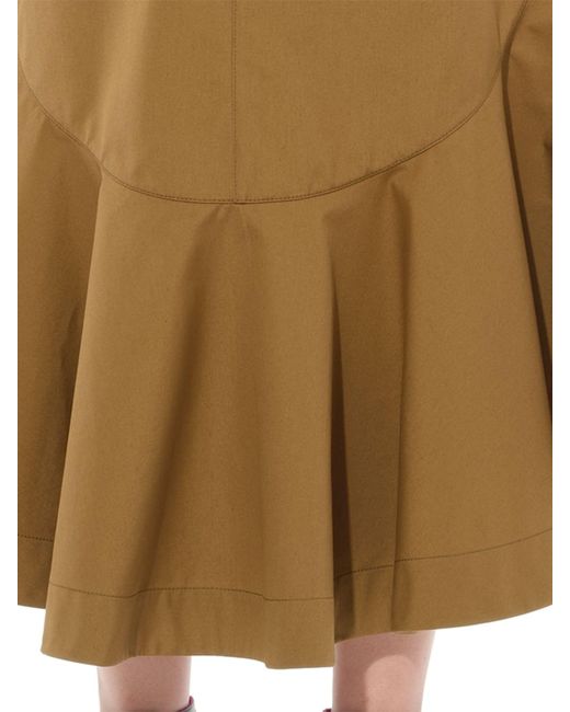 Givenchy Brown Midi Skirt