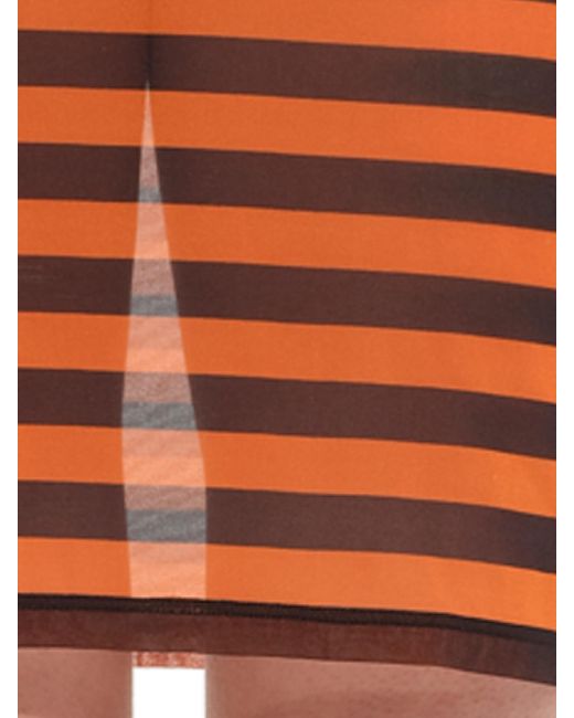 Givenchy Orange Podium Sleeveless Dress