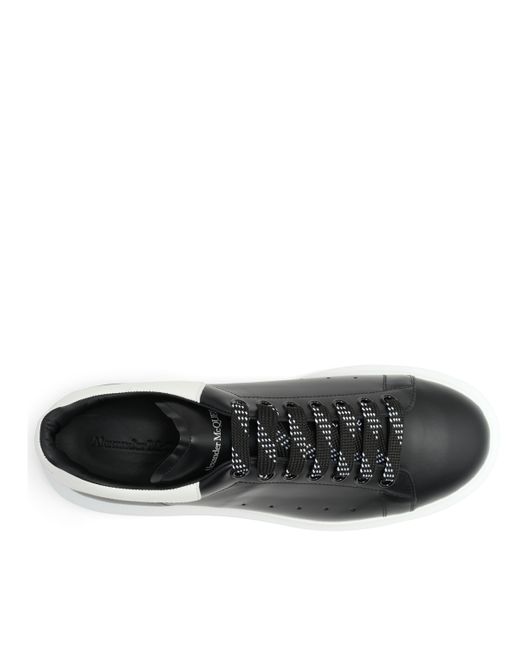 Alexander McQueen Black Larry Oversized Sneakers, /, 100% Calfskin Leather for men