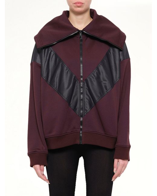 Givenchy Purple Destructured Jersey Jacket