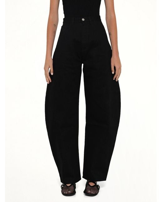 Alaïa Black Round Pants