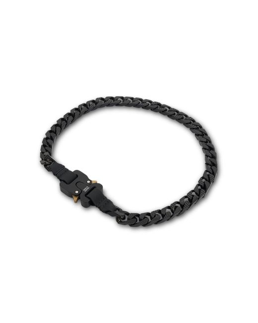 1017 ALYX 9SM Black Coloured Chain Necklace, , 100% Calf Leather, Size: Medium for men