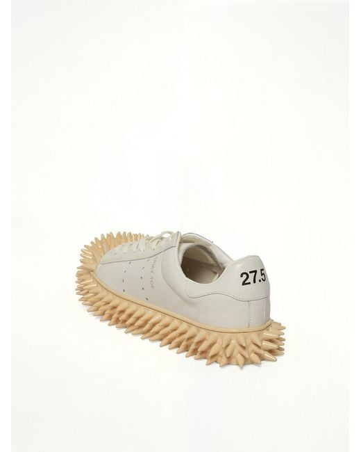 Doublet Natural Spiky Leather Sneaker for men