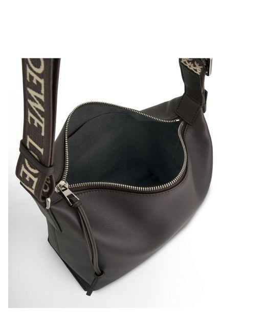 Loewe White Cubi Small Crossbody Bag, 100% Supple Smooth Calf for men