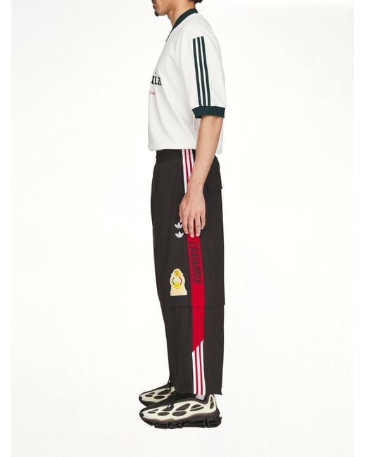 Willy Chavarria Black Adidas X Chavarria Oversized Woven Anthem Trackpant for men