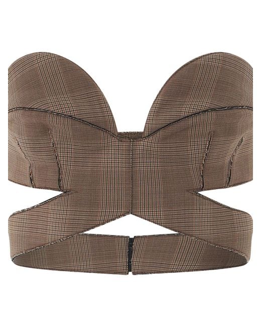 Givenchy Brown Crossbra