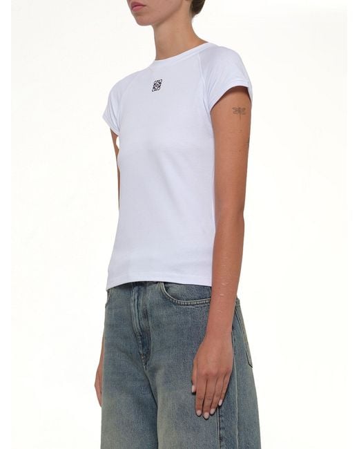 Loewe White Small Fit T-Shirt
