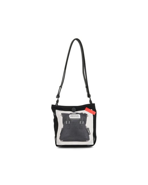 Maison Margiela Black Trompel L'Oeil 5Ac Baby Bag, , 100% Cotton