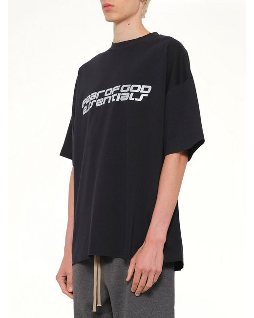 Fear Of God Black 90's Short Sleeve T-Shirt for men