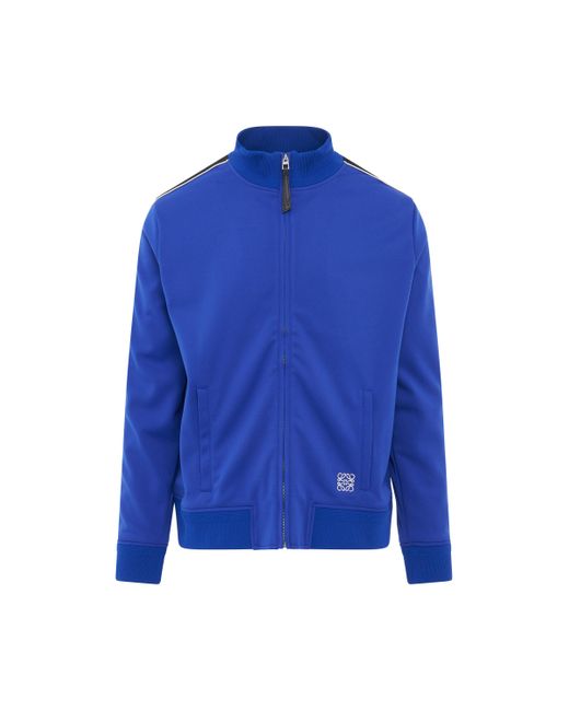 Loewe Blue Tracksuit Jacket, Klein/, 100% Cotton for men