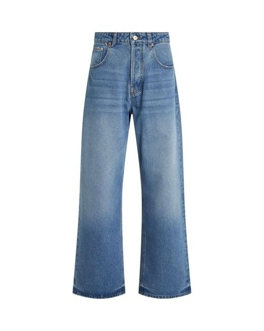 Jacquemus Blue Le Denimes Large Jeans, 100% Cotton