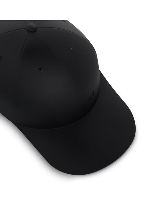 Givenchy Black Rubber Fabric Moulded Cap, , 100% Cotton for men