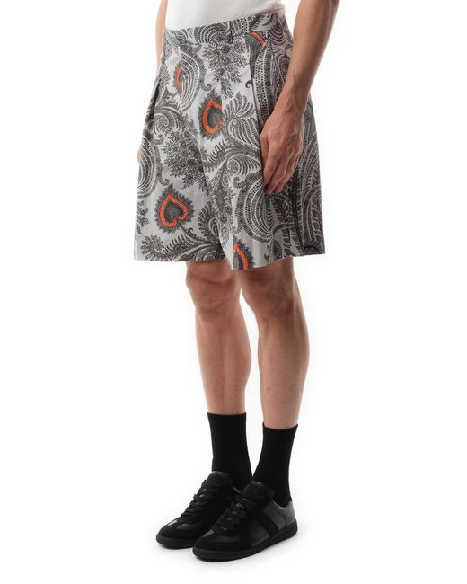 Givenchy Gray Bermuda Shorts for men