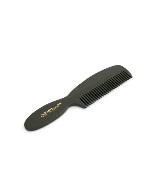 Off-White c/o Virgil Abloh Green Off- Bookish Hair Comb, Army
