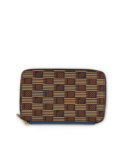 Moreau Brown Compact Zip Wallet, , 100% Leather