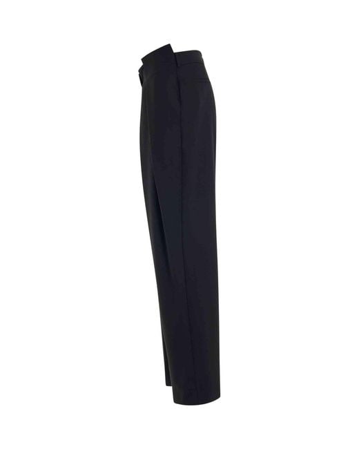 Off-White c/o Virgil Abloh Black Ablohland Wool Paperbag Pants