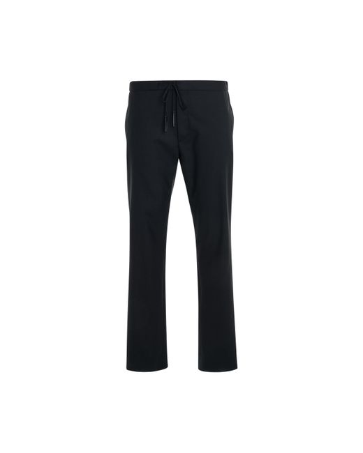 Maison Margiela Black Drawstring Tailored Trouser, , 100% Wool for men