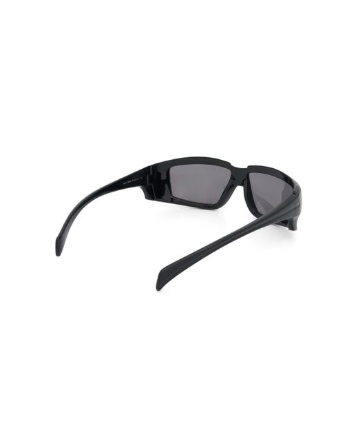 Rick Owens Gray Double Frame Sunglasses, , 100% Nylon