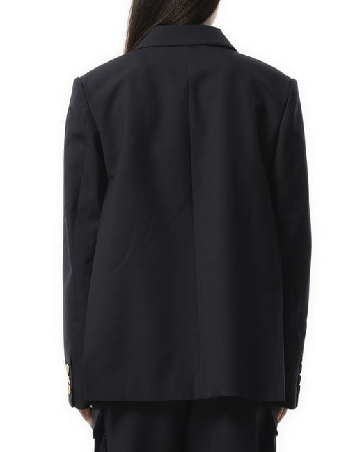 Sacai Black Emblem Suiting Jacket, 100% Cupro