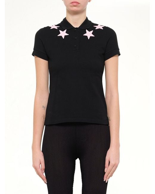 Givenchy Black Short Sleeve Polo