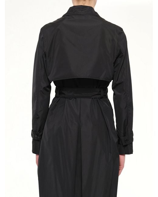 KENZO Black Oversize Trench