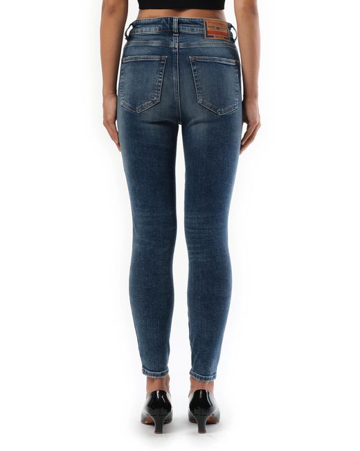 DIESEL Blue 1984 Slandy High Jeans, 100% Cotton