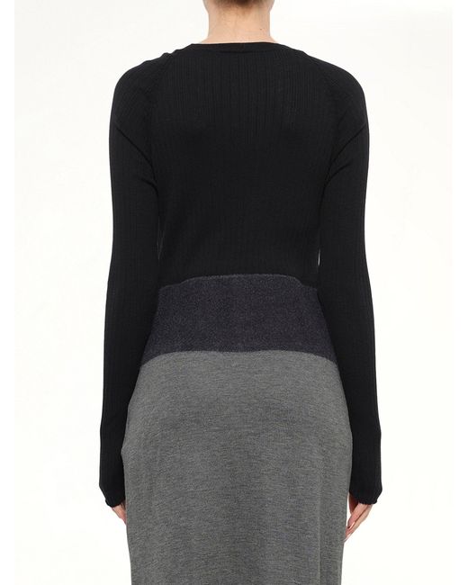Neil Barrett Black Woven Dress