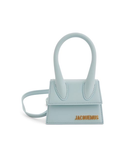 Jacquemus Le Chiquito Mini Leather Bag In Pale Blue | Lyst