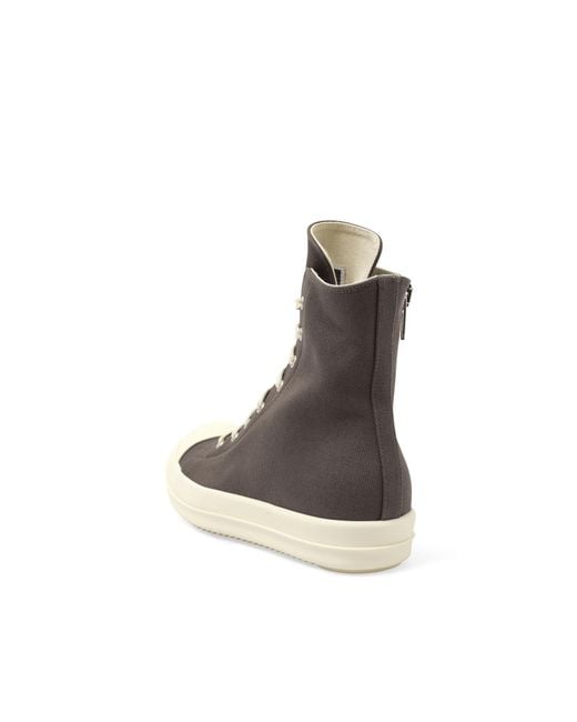 Rick Owens Brown Sneaks Sneakers, 100% Cotton for men