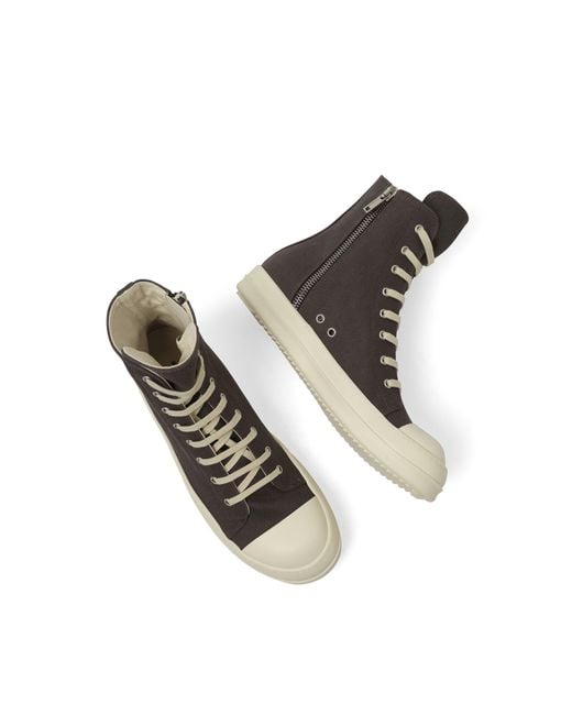 Rick Owens Brown Sneaks Sneakers, 100% Cotton for men